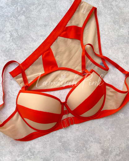 Buckle Style Bra Set