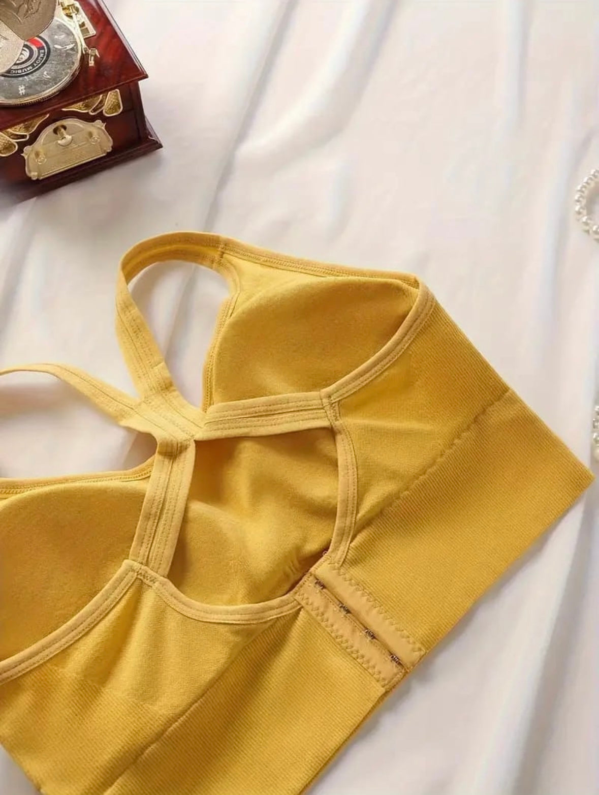 Back Hooks Sport Bra(removable pads)