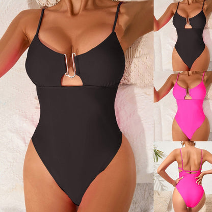 One Piece Pink Bikini