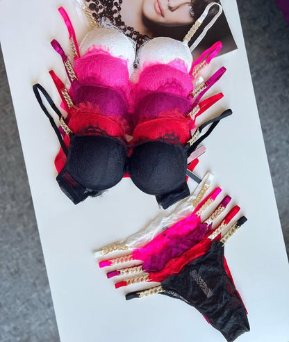 VS Net Style Padded Bra Set