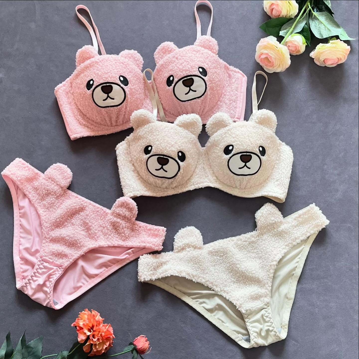 Baby Bear Bra Set Plush