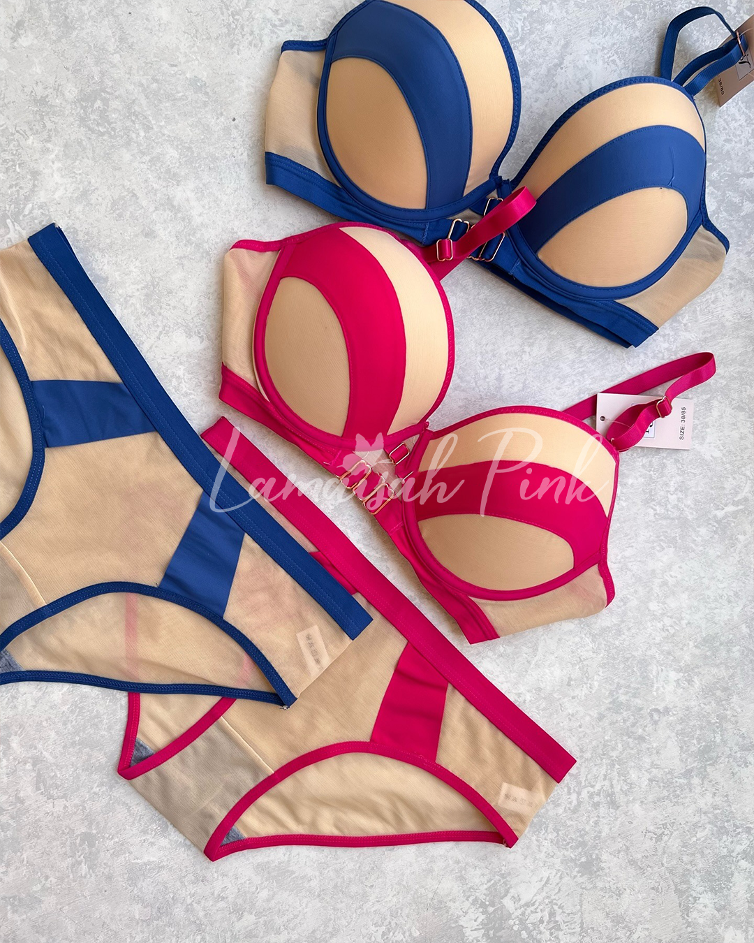 Buckle Style Bra Set