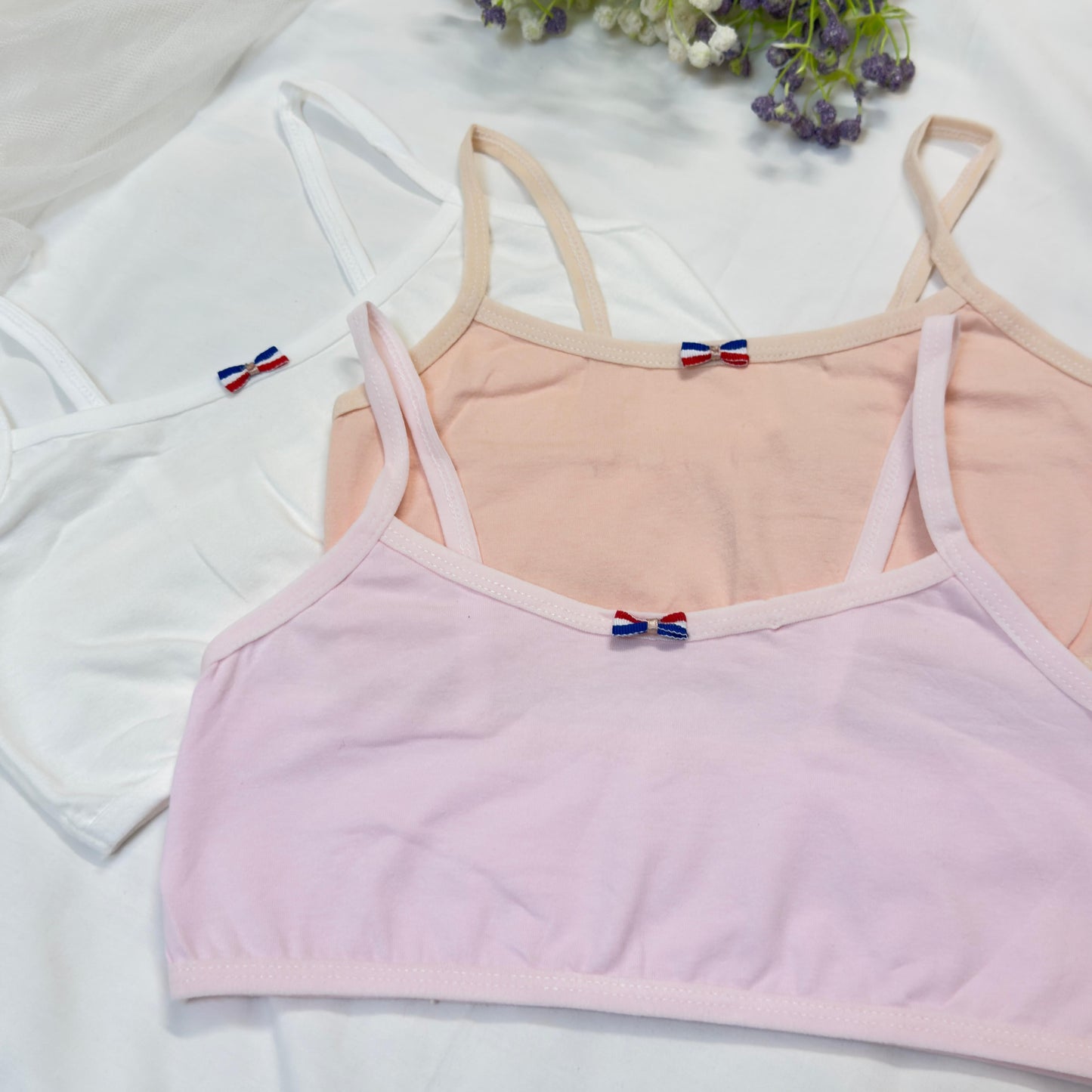 Cute Multicolour Bow Biddie