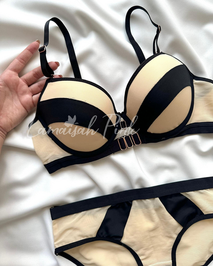 Buckle Style Bra Set