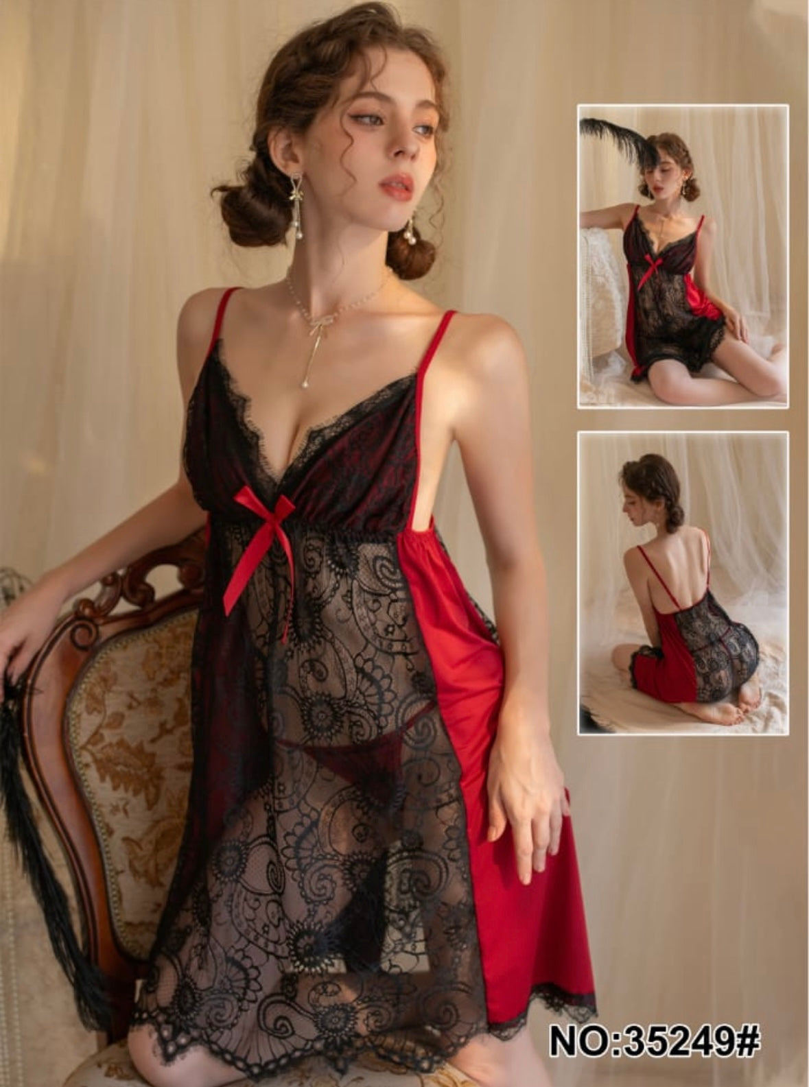 Baby Doll Seductive Net Nighty