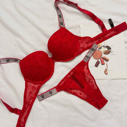 VS Cherry Bra Set
