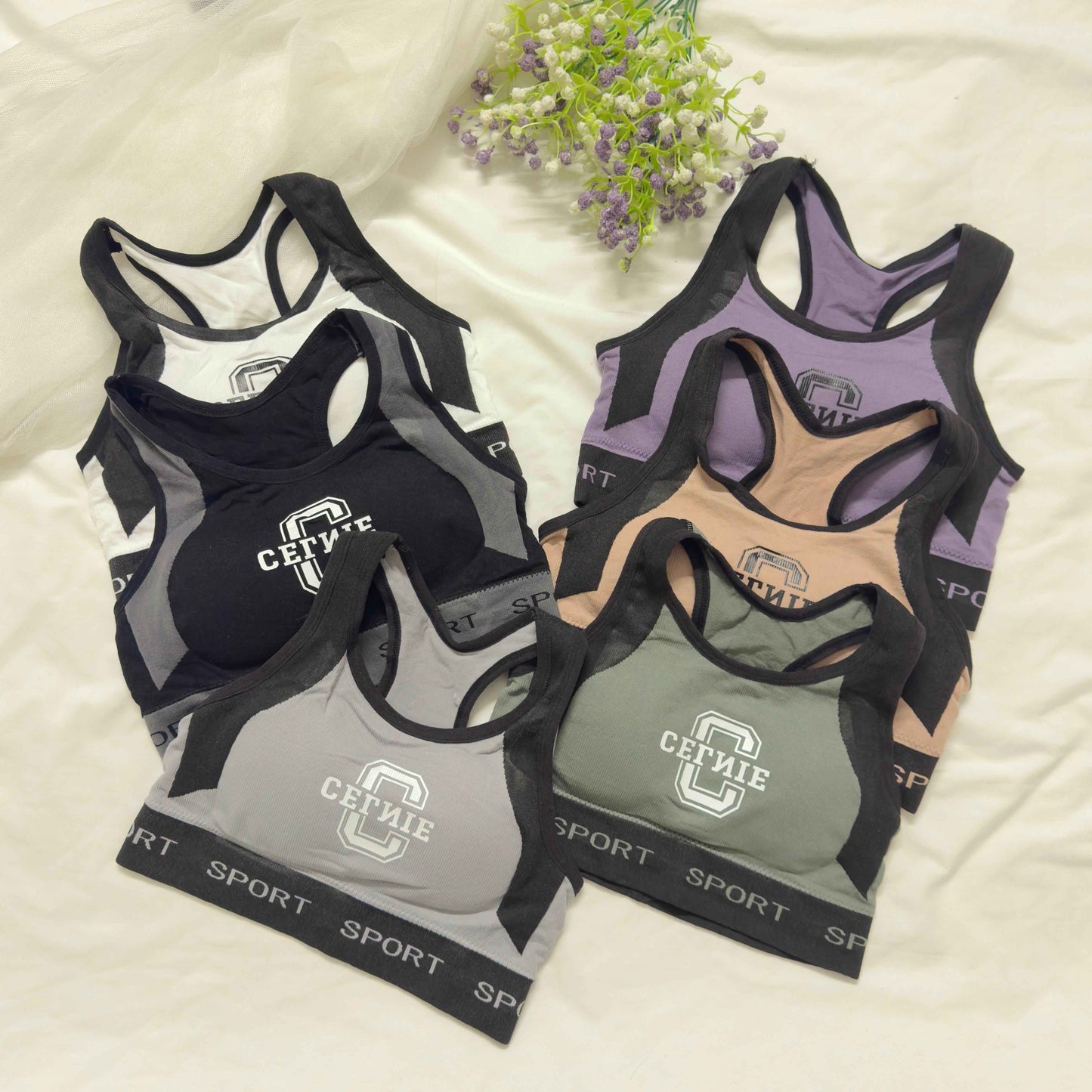 CELNIE Written Sports Bra