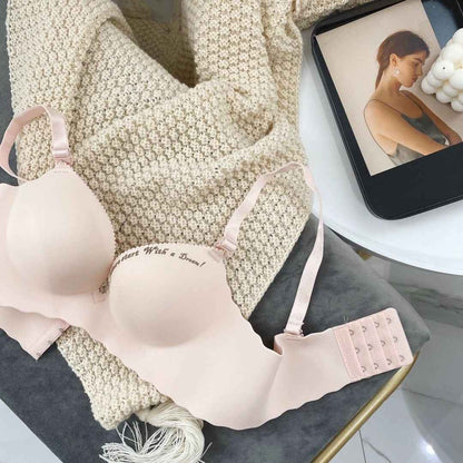 Broad Strap Seamless Wire Free Ultra Thin Bra