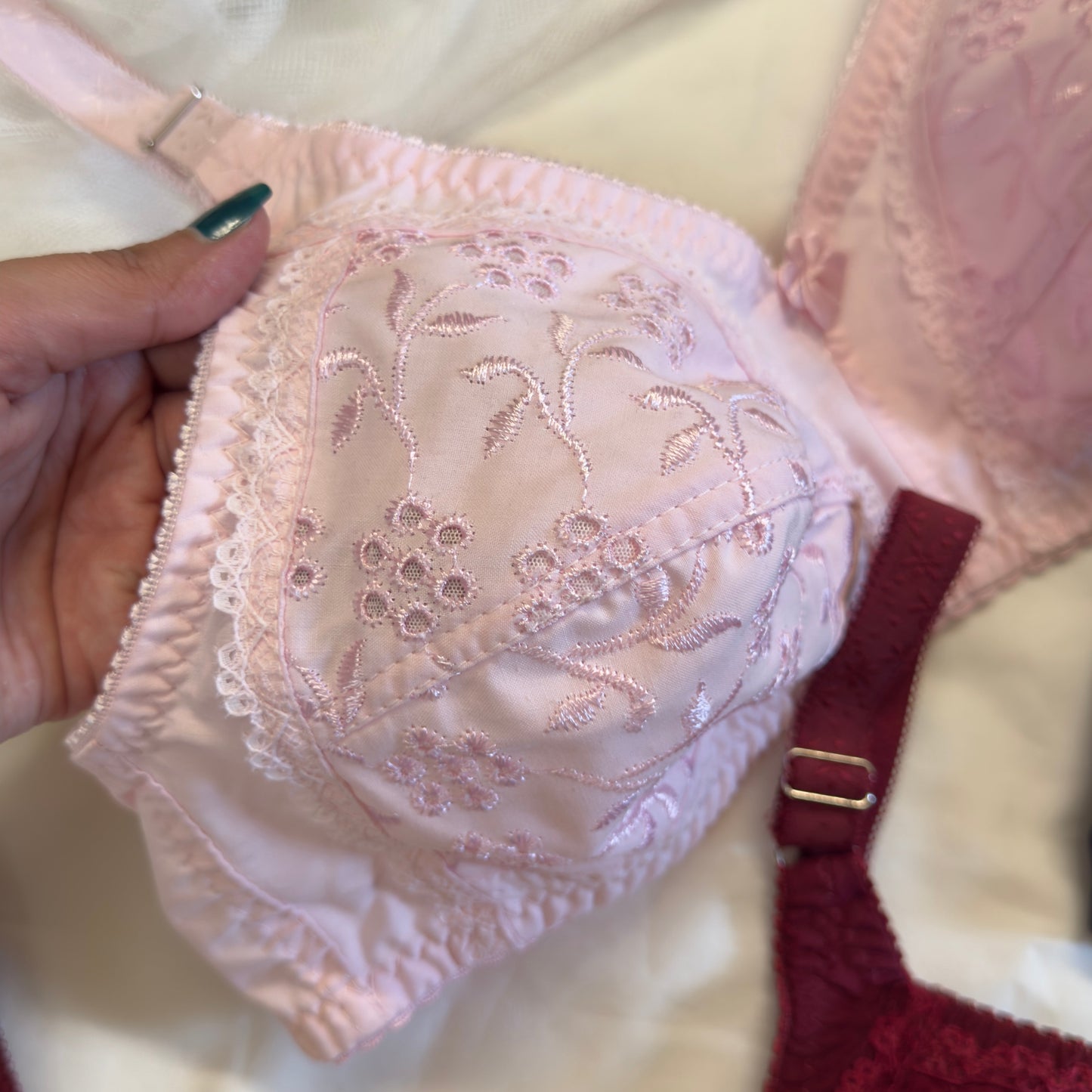 Basic Cotton Chikan Bra