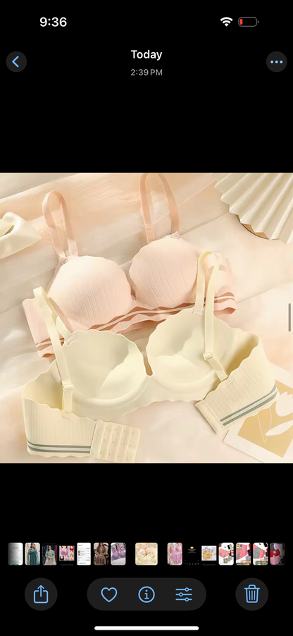 Anti Gravity Seamless double padded push up non wire bra