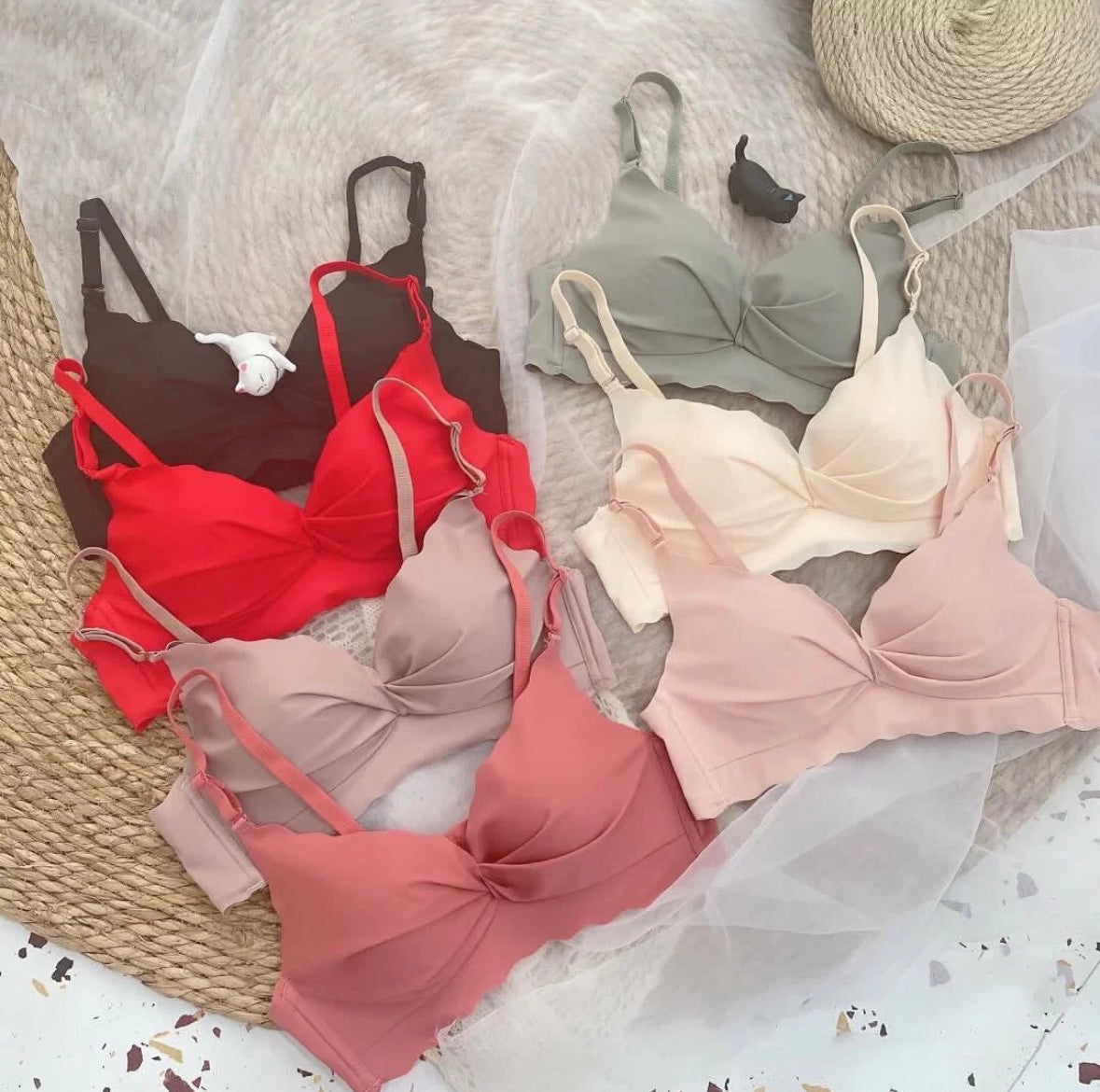 Bow Style Cute Daily Wear Bra