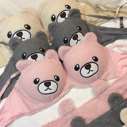 Baby Bear Bra Set Plush